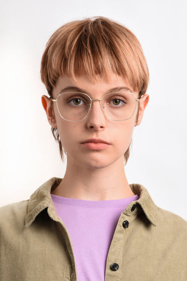Premium Women Polaroid Eyeglasses: PLD D437/G - Gold & Pink - SpecSMART Eye Clinic (Front Face  View)